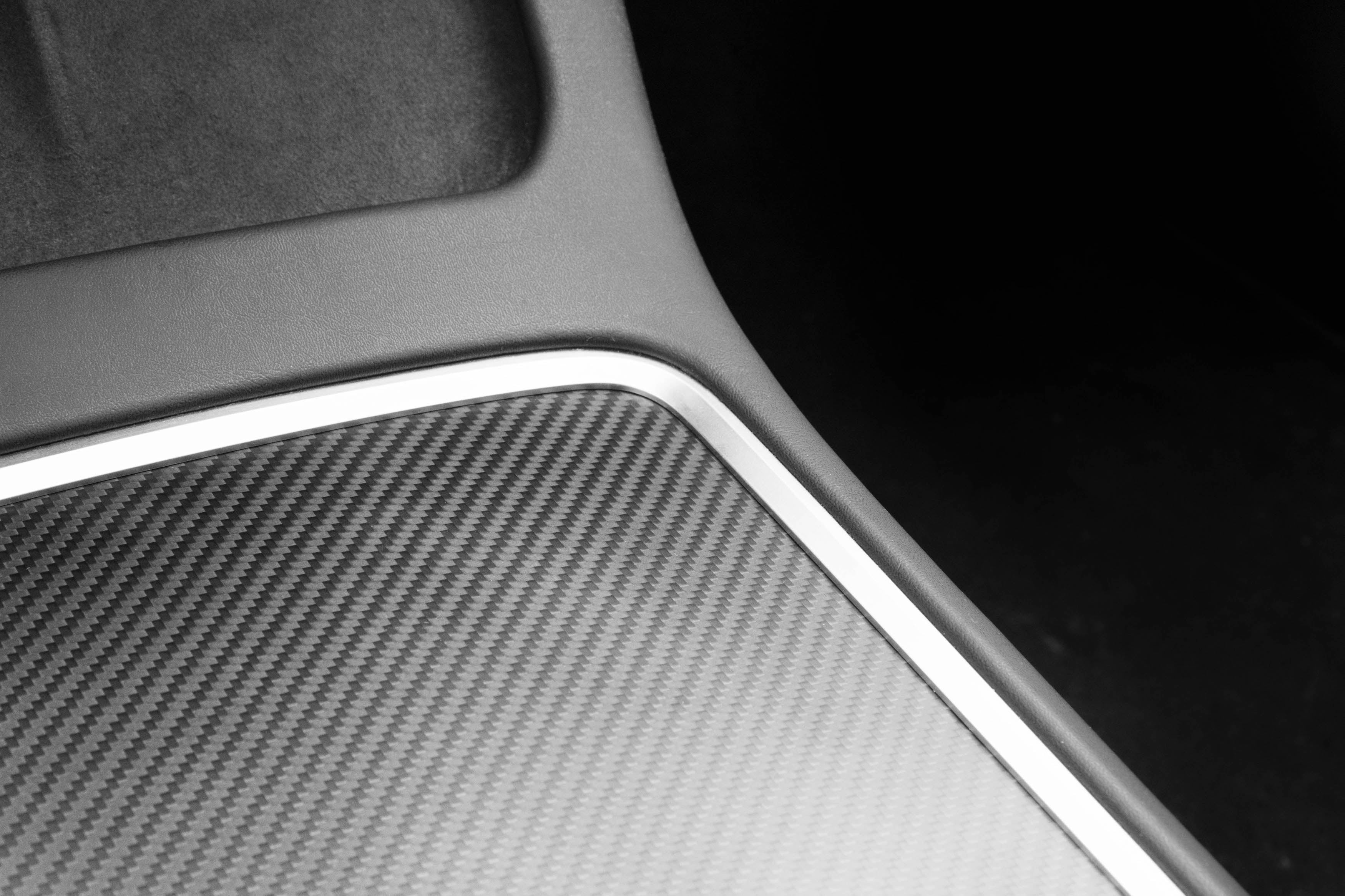 Für 2020-2022 Tesla Modell Y Carbon Faser Auto Außen Seitenspiegel Bezüge  Ränder
